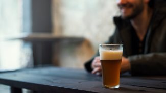 Man with Craft Beer